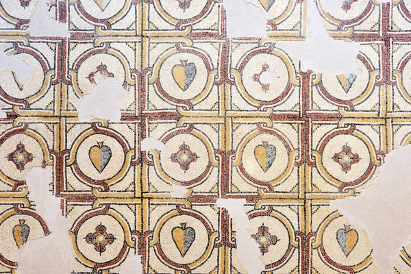 Mosaico Del Siglo Baptisterio Diakonikon Iglesia Conmemorativa Moisés Monte Nebo —  Fotos de Stock