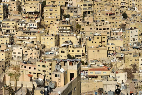Vista Sugli Edifici Residenziali Della Città Amman Giordania — Foto Stock