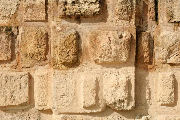 Mauer Der Zerstörten Griechisch Römischen Stadt Gerasa Jerasch Jordanien — Stockfoto