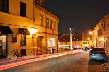 Vilnius, March 10: Vilnius Old Town on March 10, 2020 in Vilnius, Lithuania. Vilnius is the capital of Lithuania and its largest city