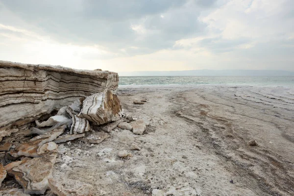 Ölü Deniz Kıyısı Ürdün — Stok fotoğraf