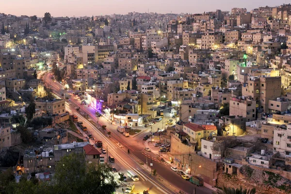 Amman Giordania Febbraio 2020 Vista Sugli Edifici Residenziali Della Città — Foto Stock