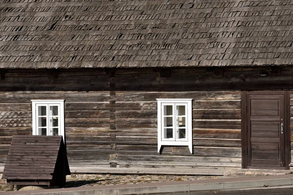 Old wooden log house, Countryside in Lithuania, Europe