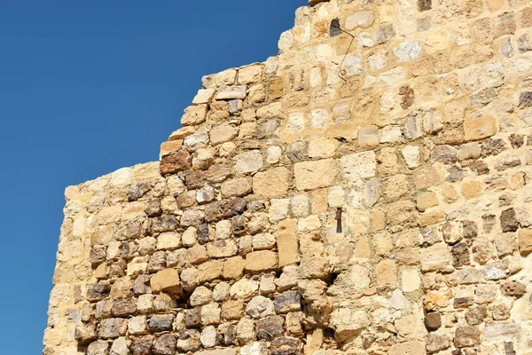 Alte Burg Steinmauer Textur Hintergrund Steinmauer Als Hintergrund Oder Textur — Stockfoto