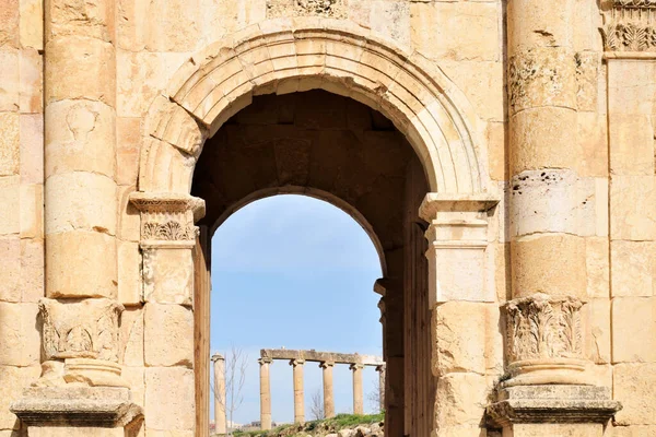 Arco Adriano Arco Triunfal Construido Para Visita Del Emperador Adriano — Foto de Stock