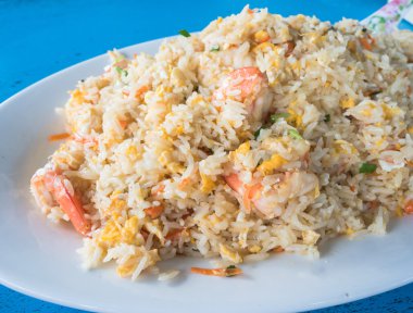 Kızarmış karides.