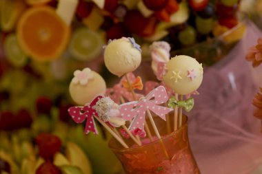 Doğal ışık masaya lolipop