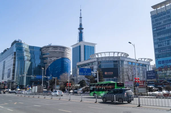ショッピング センターの Yanjixi, 吉林省, 中国 - 2018 年 3 月 9 日: ビュー — ストック写真