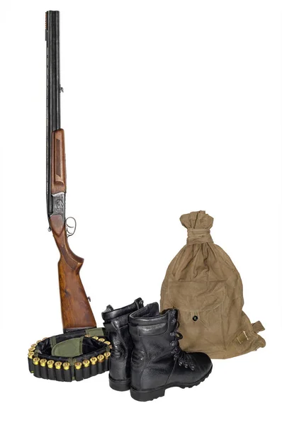 Uppsättning av jakt ammunition — Stockfoto
