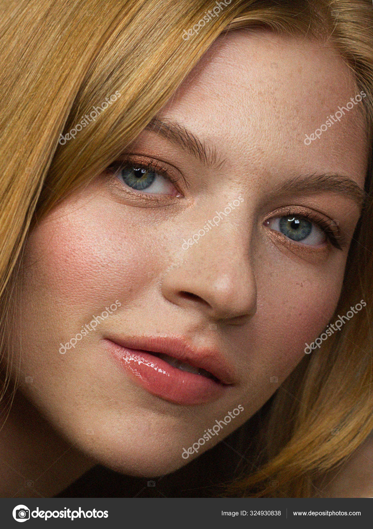 blush and freckles makeup