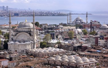Istanbul hava görünümünü Panoraması.