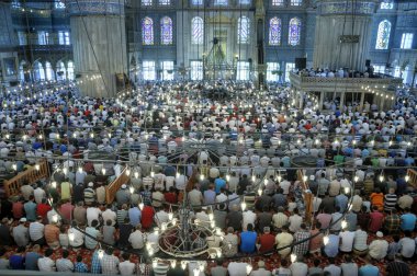 Sultanahmet Camii ritüel merkezli dua, istanbul, Türk ibadet