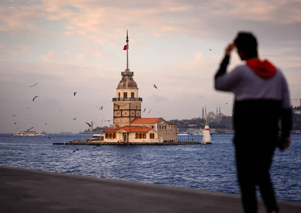 Panenská věž Istanbul, Turecko — Stock fotografie