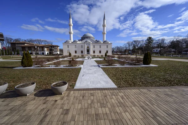 Bella Immagine Una Moschea Nel Centro Diyanet America Washington — Foto Stock