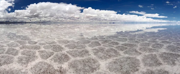 Salt Lake Uyuni (Bolivia) - panorama — Foto de Stock