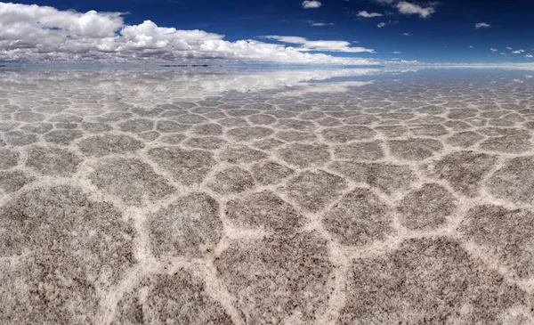 Salt Lake Uyuni Bolivia Panorama — Foto de Stock