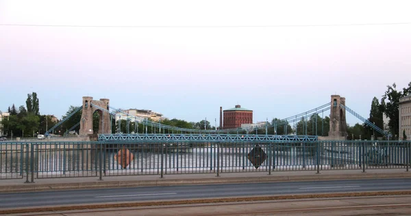 Piękny widok na most Wrocław, Polska — Zdjęcie stockowe