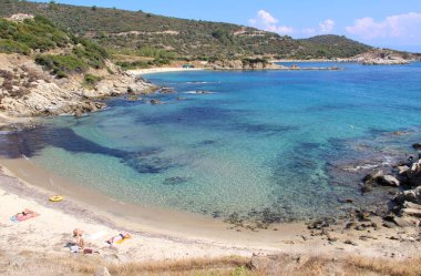 Şartı beach, Chalkidiki, Sithonia, Yunanistan