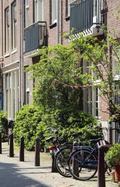 Amsterdam, Hollanda'nın güzel manzara