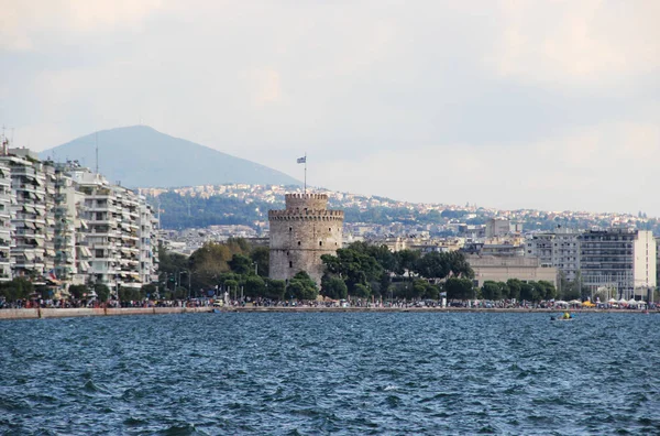 Vacker utsikt över Thessaloniki, Chalkidiki — Stockfoto