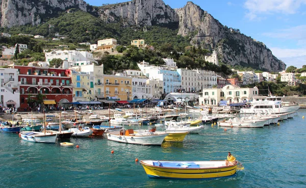 Capri, Marina Grande, Campania, Italia — Foto Stock