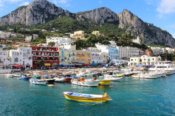 Capri, Marina Grande, Campania, Italy — Stockfoto