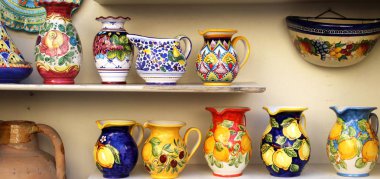 Amalfi coast seramik tabak