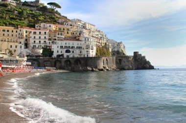 Güzel manzara, Amalfi, İtalya