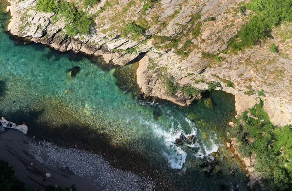 Vista del río Tara, Montenegro — Foto de Stock