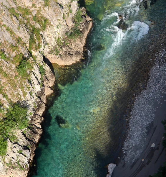 Vista del río Tara, Montenegro — Foto de Stock