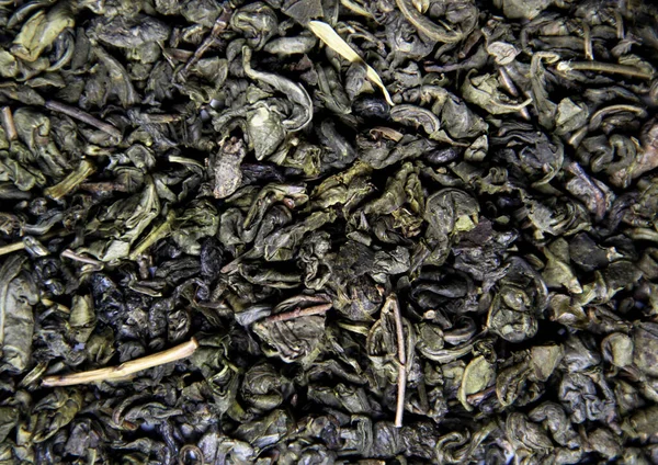 Verde Suelto Oolong Textura Macro — Foto de Stock