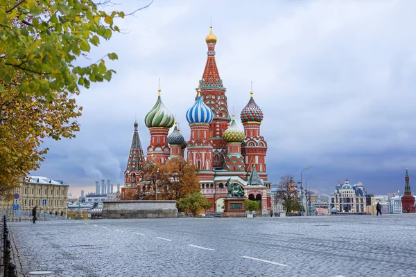 Москве Россия Санкт Петербург Собор Василия Блаженного Cathedral Intercession Blessed — стоковое фото