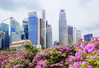 Singapur. Setin. Renkli Dolgu Singapur Nehri şehrin kalbinde kitle kutlamalar nüfus ve turistler bir yerdir. Güzel 