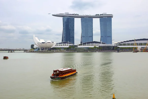 Singapore Embankment Colorful Embankment Singapore River Heart City Place Mass — Stock Photo, Image