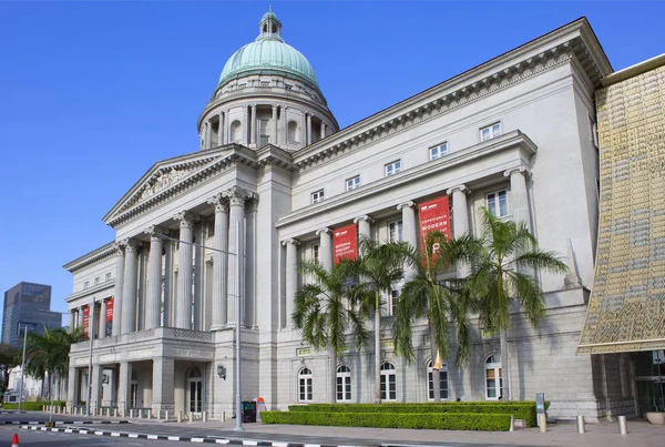 Singapura 2018 Antigo Edifício Suprema Corte Galeria Nacional Neste Edifício — Fotografia de Stock