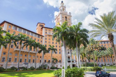 Miami, ABD, 03/17/2016, Biltmore hotel, Coral Gables. Tarihi resort içinde şehir, Coral Gables, Florida Miami yakınındaki yer almaktadır. Biltmore Hotel, Coral Gables damgasını haline gelmiştir.