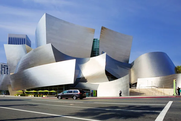 Los Angeles Usa 2016 Walt Disney Concert Hall Incredibile Architettura — Foto Stock