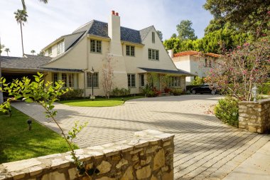 Los Angeles, ABD, 2016/02/29, büyüleyici Beverly hills Konakları. Beverly Hills. En ünlü bu Los Angeles alandır şık Konakları öğrenmesi kolay.