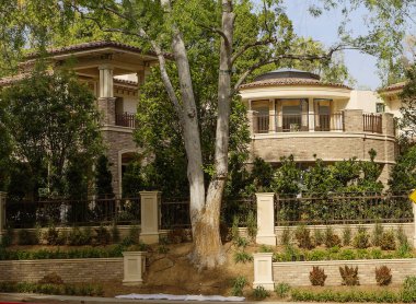 Los Angeles, ABD, 02\29/2016, Konakları büyüleyici Beverly hills. Beverly Hills. En ünlü bu Los Angeles alandır şık Konakları öğrenmesi kolay.