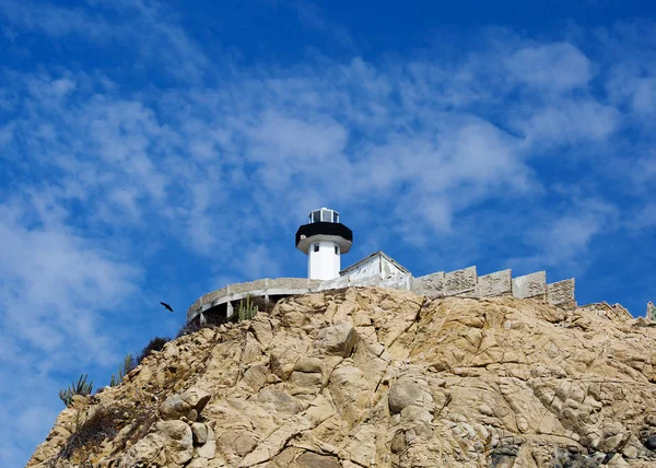 Huatulco Mexico Lighthouse Operating Lighthouse Santa Maria Huatulco Lighthouse Visible — Stock Photo, Image