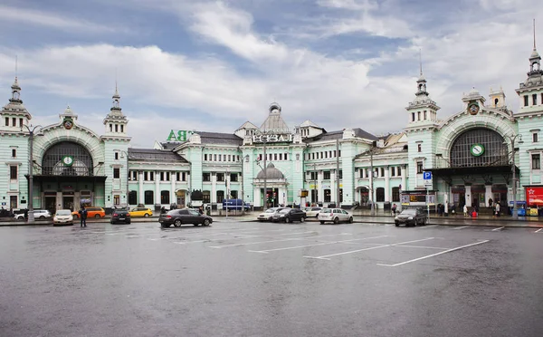 Moscow Russia 2019 Belorussky Railroad Station Railway Station Beginning Construction — Stock Photo, Image