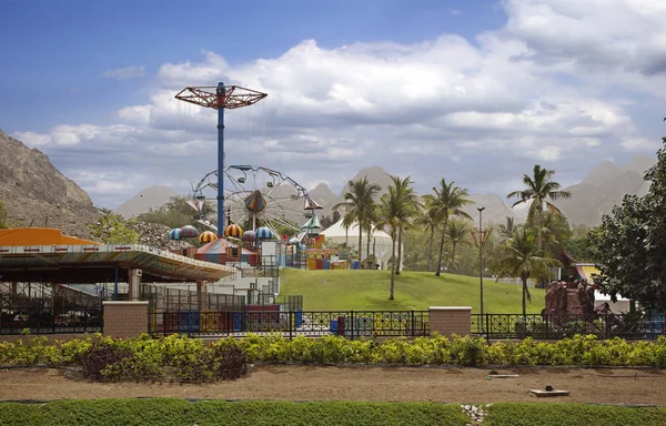 Muscat Omán 2013 Children Playground Corniche Corniche Uno Los Lugares —  Fotos de Stock