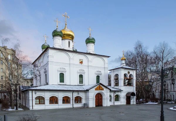 Moscú Rusia 2020 Monasterio Sretensky Catedral Del Icono Vladimir Madre — Foto de Stock
