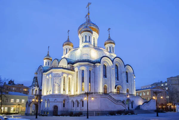 Moscou Rússia 2020 Mosteiro Sretensky Igreja Ressurreição Igreja Foi Fundada — Fotografia de Stock