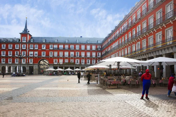 Madrid Spain 2020 Plaza Mayor Plaza Mayor Головна Площа Одна — стокове фото