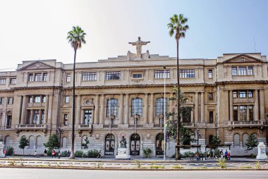 Santiago, Şili, 02 / 13 / 2020, Katolik Üniversitesi. Şili Katolik Üniversitesi (İngilizce: 