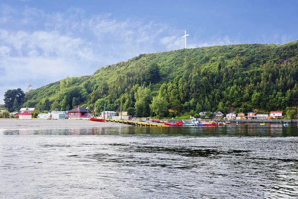 Puerto Montt Chile 2020 Wybrzeże Puerto Montt Miasto Portowe Południowym — Zdjęcie stockowe