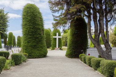 Punta Arenas, Şili, 02 / 21 / 2020, Şehir Mezarlığı. Bu mezarlık 