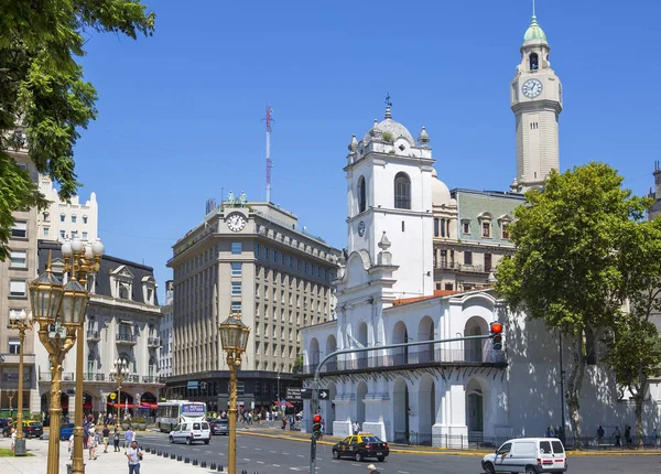 Buenos Aires Argentinië 2020 Cabildo Voormalig Stadhuis Cabildo Het Stadhuis — Stockfoto