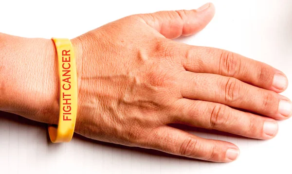Lutte contre le cancer Bracelet — Photo